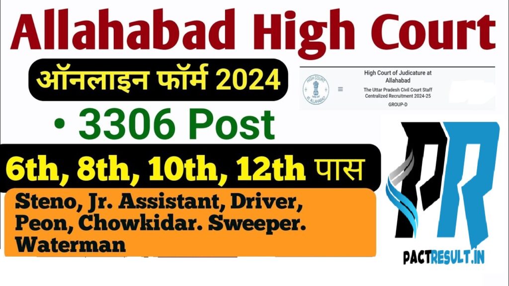 Allahabad High Court Recruitment 2024