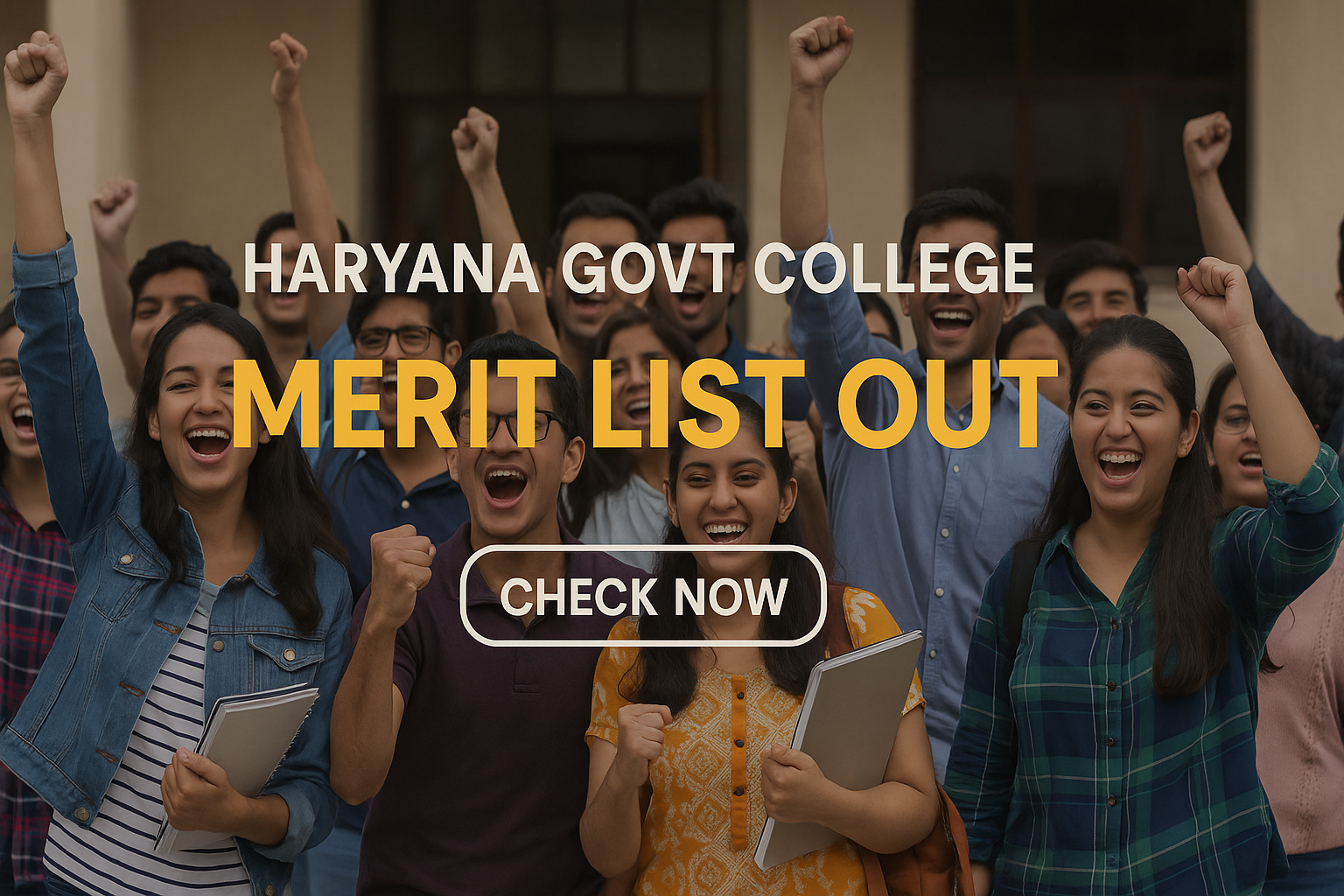 How to Check Haryana Govt College Merit List 2025