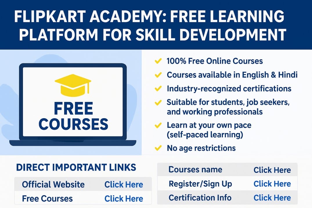 Flipkart Academy Free Learning Platform for Skill Development