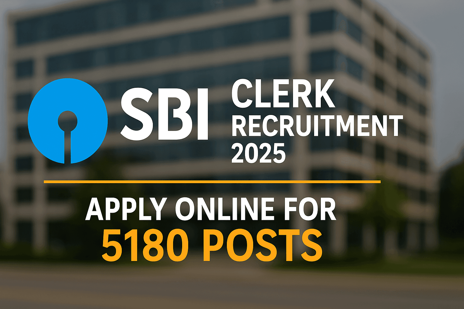 SBI Clerk Recruitment 2025