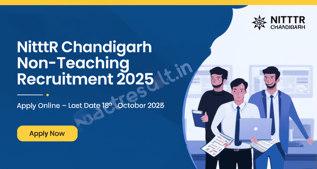 NITTTR Non Teaching Vacancy 2025
