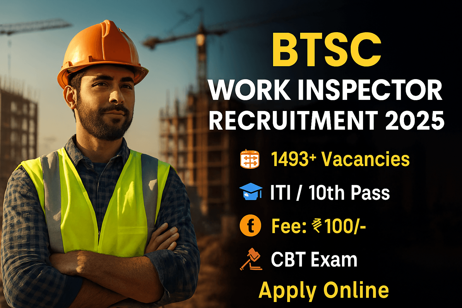 BTSC Work Inspector Recruitment 2025