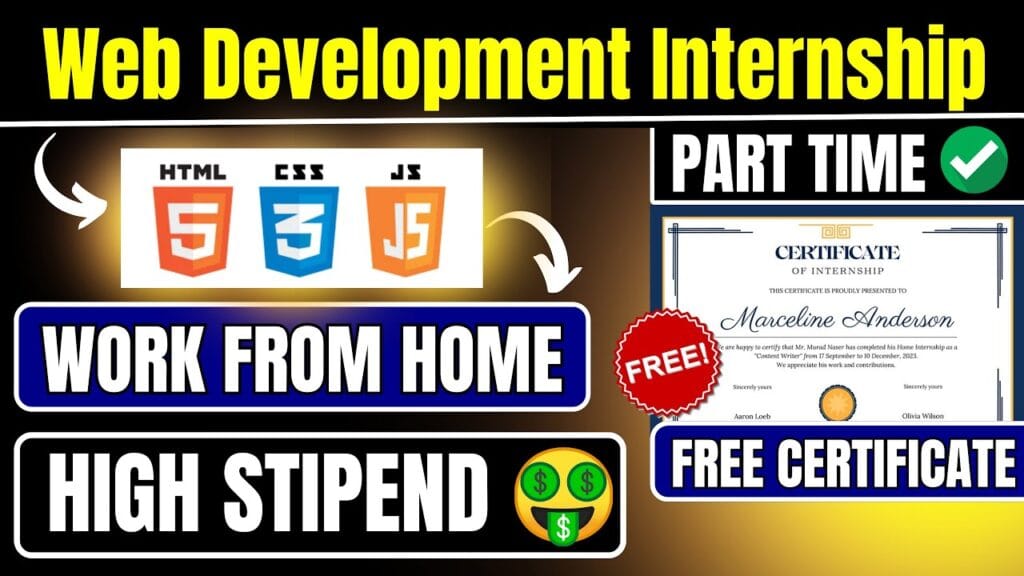 Web Developer Internship 2025